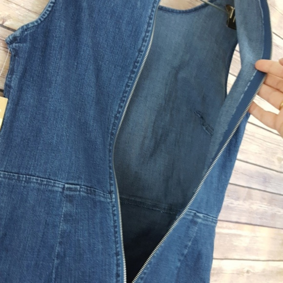 NWT Hope and Harlow Denim Sleeveless Dress - Picture 4 of 7